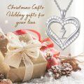 TOUPOP Sterling Silver Heart Initial A-Z Letter Pendant Necklace-0-3