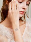 TOUPOP Sterling Silver & Stone Heart Bracelets Sister Gifts-0-4