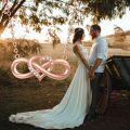 wholesale 14K Rose Gold Diamond Heart Infinity Pendant Necklace for Women 18 inch-0-5