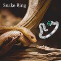 wholesale 925 Sterling Silver Snake Adjustable Ring Jewelry for Women Mom-0-4