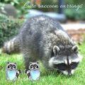 wholesale 925 Sterling Silver Cute Raccoon Earrings Holding Hearts-0-3