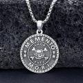 wholesale 925 Sterling Silver Carpe Diem Pendant Necklaces for Men Women - Memento Mori s-0-5