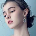wholesale 925 Sterling Silver Dolphin & Palm Tree Dangle Drop Earrings for Women Girls Ocean Theme Graduation Gifts-0-1