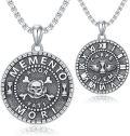 wholesale 925 Sterling Silver Carpe Diem Pendant Necklaces for Men Women - Memento Mori s-0-0