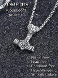 wholesale 925 Sterling Silver Viking Thor's Hammer Mjolnir Pendant Necklaces for Men - Charms & Pendants s-0-4