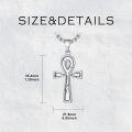 wholesale 925 Sterling Silver Ankh Pendant - Egyptian Coptic Cross Necklace for Men & Women Gifts-0-5