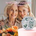 wholesale TOUPOP Christmas Gifts For Mom, Mothers And Daughter/son Necklace, 925 Sterling Silver Tree Of Life Crystal Jewelry Birthday Gifts For Women Mother Grandma Wife -0-2