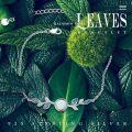 wholesale 925 Sterling Silver Blue Opal Leaves Charm Bracelet for Women's Gifts-0-2