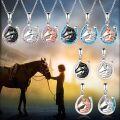 wholesale Horse Gifts For Women Horseshoe Necklace Sterling Silver Horse Necklace Horse Lover Gifts For Women Wife Mom Fashion Jewelry Birthday Graduation -0-2