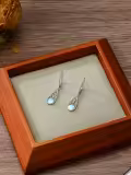TOUPOP Sterling Silver Celtic Filigree Teardrop Leverback Earrings-0-4