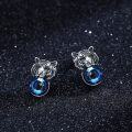 wholesale S925 Sterling Silver Cute Small Stud Earrings for Women, Hypoallergenic Everyday Jewelry Gift-0-3