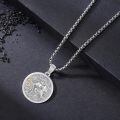 wholesale 925 Sterling Silver Aquarius Zodiac Sign Constellation Pendant Necklaces for Women Men Astrology Gifts-0-1