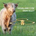 wholesale Sterling Silver Highland Cow Elephant Axolotl Dragon Bracelet Animal Jewelry Gifts for Women Girls-0-5