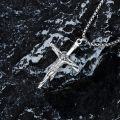 wholesale 925 Sterling Silver Crucifix Jesus Christ Pendant Necklaces for Women and Men Religious Christian s-0-2