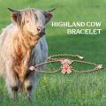 wholesale Sterling Silver Highland Cow Elephant Axolotl Dragon Bracelet Animal Jewelry Gifts for Women Girls-0-11