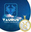 wholesale Gold 925 Sterling Silver Mother of Pearl Taurus Zodiac Pendant Necklace-0-4