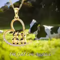 wholesale 14K Gold Lion Tree of Life Pendant Necklace 14K Gold Minimalist Fine s for Her Valentines Day Mother's Day Anniversary Birthday Present Ideas-0-5