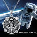 wholesale 925 Sterling Silver Astronaut Pendant Necklace - Space Themed Jewellery Gifts for Him Her Boys Girls-0-4