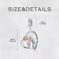 wholesale 925 Sterling Silver Family Love Charm Bracelet Wholesale for Daughter Mother Lover - Birthday Valentine's Day Gifts-0-109