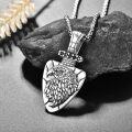 wholesale  Nordic Raven Head Pendant Necklace for Men Women Norse Mythology s-0-1