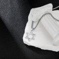 wholesale 925 Sterling Silver Star of David Pendant Necklace  for Men & Women-0-1