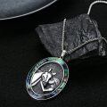 wholesale 925 Sterling Silver Horse & Girl Pendant Necklace for Women Gifts-0-2