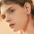 wholesale 925 Sterling Silver Hummingbird Hoop Earrings for Women - Hypoallergenic  Set-0-1