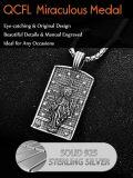 wholesale 925 Sterling Silver Virgin Mary Cross Star Heart Mens Pendant Necklace -0-3