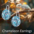 wholesale 925 Sterling Silver Blue Enamel Fish Drop Dangle Earrings for Women-0-5