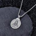 wholesale 925 Sterling Silver Virgin Mary Praying Necklace - Religious Jewelry for Men & Women -0-3