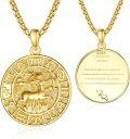 wholesale  Sterling Silver Zodiac Necklace for Men 12 Constellation Horoscope Pendant Birthday Father s Day Gift -0-10