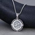 wholesale Sterling Silver Stone Zodiac Necklace 12 Constellation Horoscope Pendant-0-38