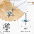 wholesale 925 Sterling Silver Turquoise Kokopelli Pendant Necklace Southwest Style Gifts for Him Her-0-4