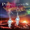 wholesale 925 Sterling Silver Blue Fire Opal & Moonstone Phoenix Drop Earrings for Women - Hypoallergenic Dangle Earings Gifts-0-2