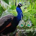 wholesale 925 Sterling Silver Peacock Earrings with Gemstones for Women – Elegant Dangle Jewelry Gift-0-5