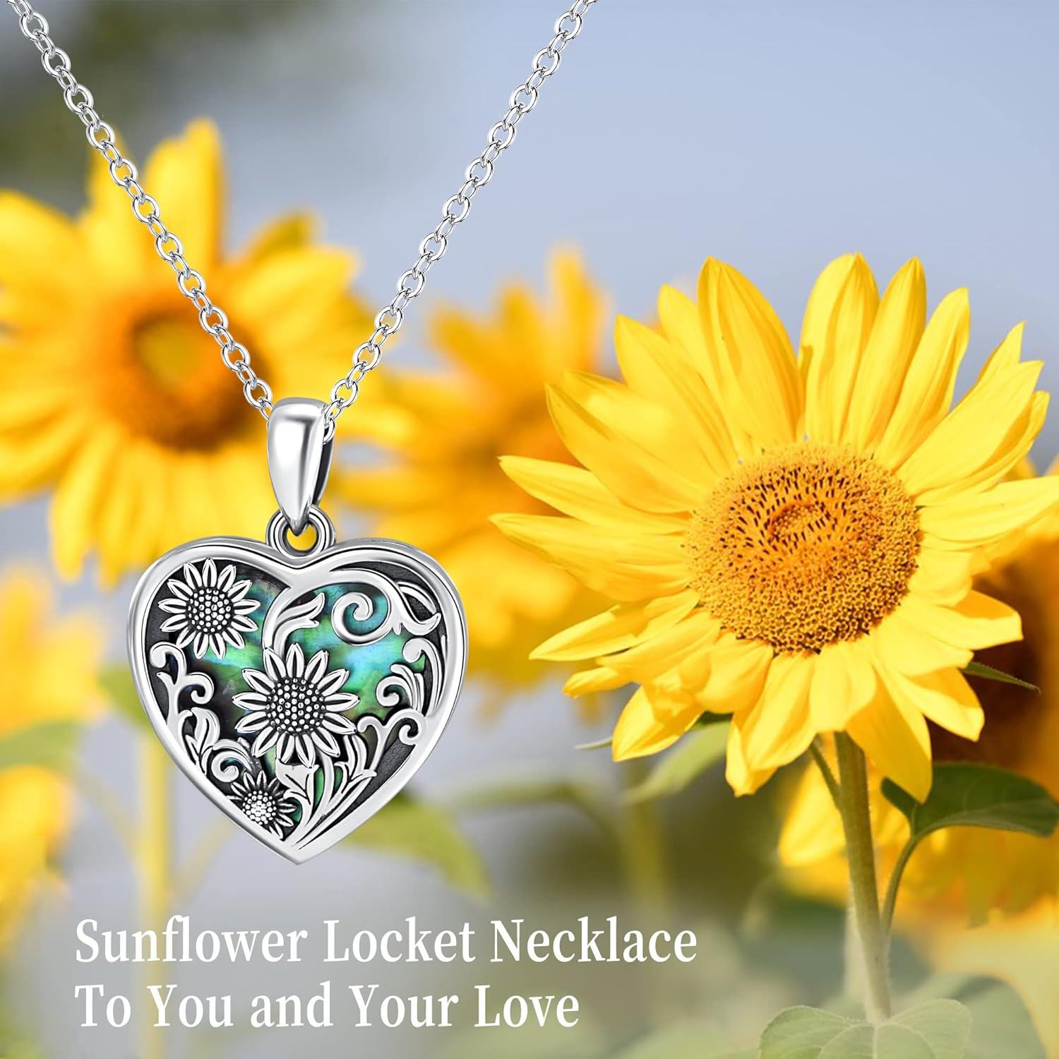 wholesale 925 Sterling Silver Heart Shaped Photo Locket Pendant Necklaces for Women Gift Ideas-0-5