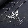 wholesale 925 Sterling Silver Guardian Angel Pendant Cross Chain Catholic Religious s for Women Men Boys Girls-0-1