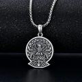 wholesale 925 Sterling Silver Roman Eagle SPQR Pendant Necklace for Men & Women-0-1