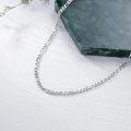 wholesale 925 Sterling Silver Double Layered Chain Necklace Wholesale With Lobster Clasp-0-2