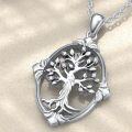wholesale 925 Sterling Silver Cubic Zirconia Tree of Life Pendant Necklace for Women Family s-0-1