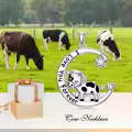 TOUPOP 925 Sterling Silver Crystals Cow Pendant Necklace Women Gifts-0-2
