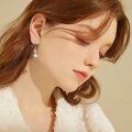 wholesale 925 Sterling Silver Duck Drop Earrings for Women Girls Minimalist  4cm Long-0-2