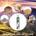 TOUPOP Silver Mountain Urn Necklace-0-2