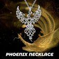 wholesale 925 Sterling Silver Celtic Knot Phoenix Bird Pendant Necklace-0-4