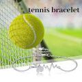 wholesale 925 Sterling Silver Tennis Ball Heartbeat Charm Bracelet-0-1