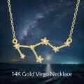 wholesale 14K Gold Star Constellation Pendant Necklace for Women-0-5
