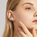wholesale 925 Sterling Silver Leaf Ear Cuff Earrings Non-Piercing Clip-On Cartilage s for Women-0-6