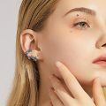 wholesale 925 Sterling Silver Leaf Ear Cuff Earrings Non-Piercing Clip-On Cartilage s for Women-0-6