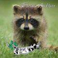 wholesale 925 Sterling Silver Raccoon Pendant Necklace with Green Crystal Accents and Black Enamel Details - Gifts for Her Him-0-4