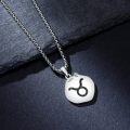 wholesale Sterling Silver Zodiac Constellation Necklace Astrology Pendant-0-34